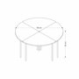 Hanah Home Emma - 8919 Mesa de centro Antracita